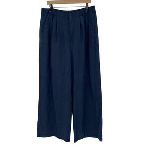 Madewell Deep Blue Wide Leg Pants